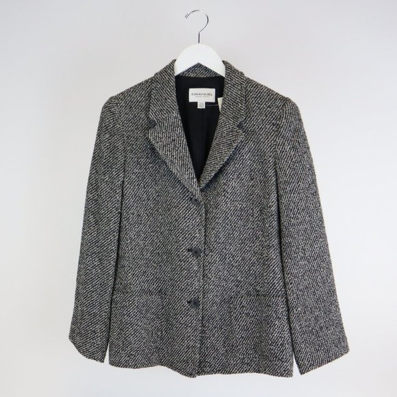 Emanuel Ungaro Tweed Blazer - Picture 1 of 4